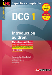 DCG 1 Introduction au droit: Manuel et applications