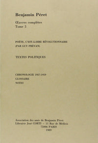 Oeuvres complètes T5