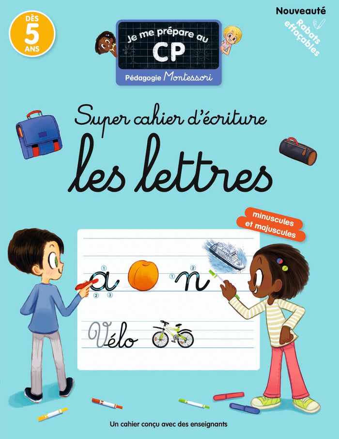 Je me prépare au CP - Super cahier d'écriture : Les lettres
