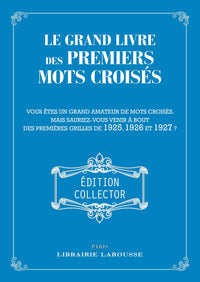 Le grand livre des premiers mots croisés - Collector