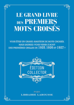 Le grand livre des premiers mots croisés - Collector