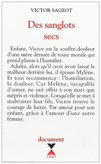 Des sanglots secs