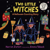 Two Little Witches: A Halloween Counting Story Sticker Book