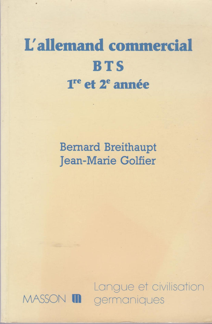 L'allemand commercial