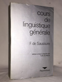 Cours de linguistique générale