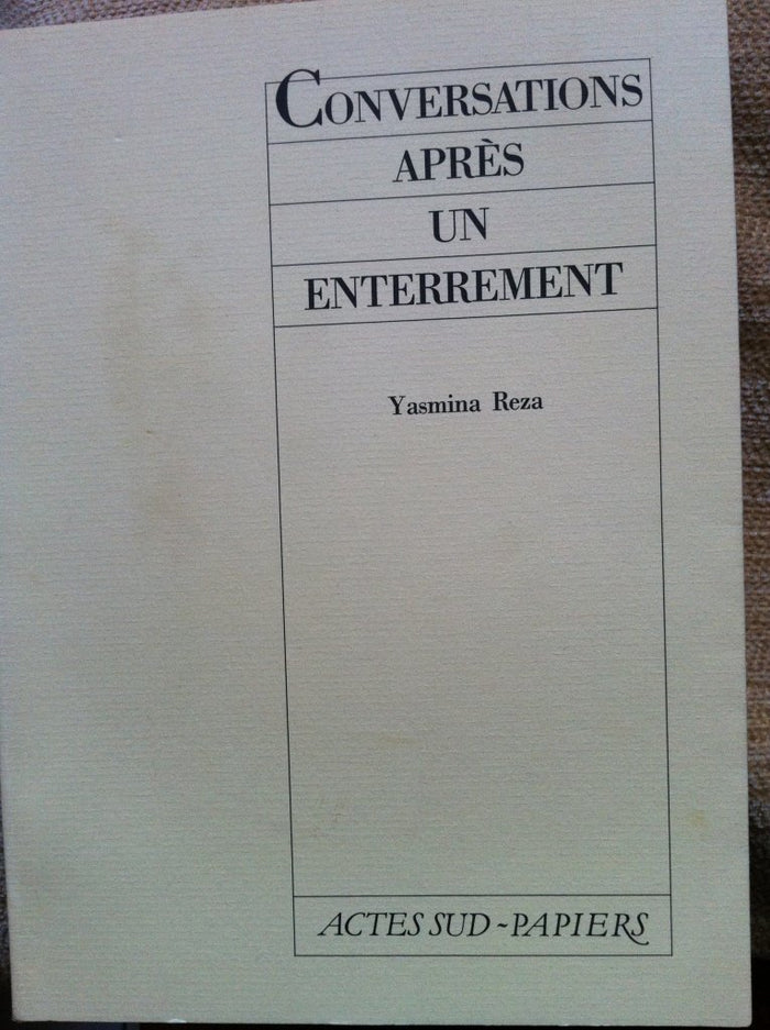 Conversations après un enterrement