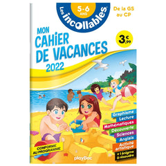 Cahier de vacances 2022 - Les incollables - De la GS au CP - 5-6 ans