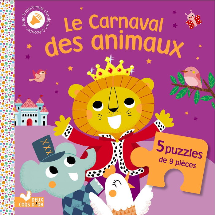 Le carnaval des animaux - livre puzzle