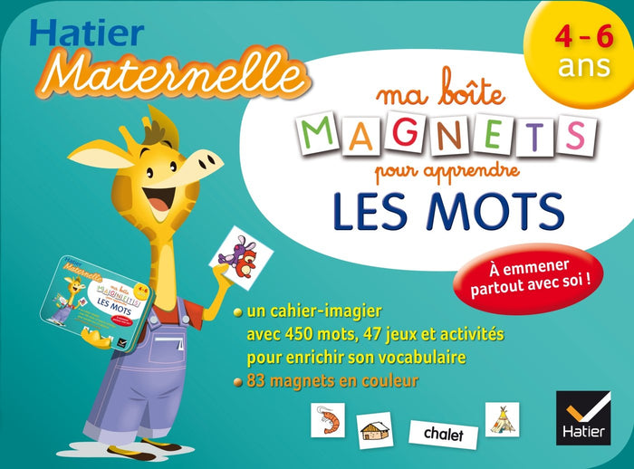 Ma boîte magnets pour apprendre les mots 4-6 ans
