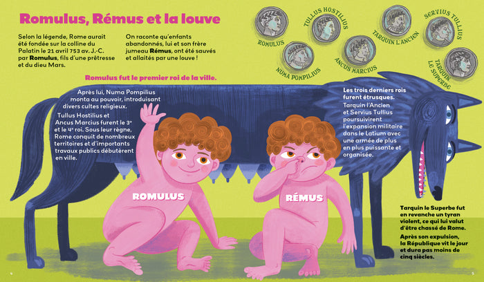 Rome antique racontée aux enfants