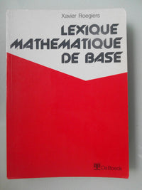 Lexique mathématique de base