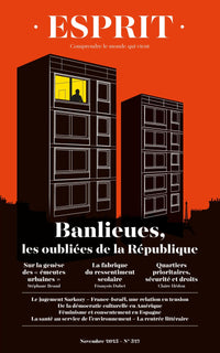 Esprit 527 - Banlieues, les oubliées de la République: Novembre 2025