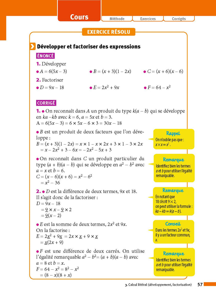 ABC Réussite Maths 3e - Brevet 2023