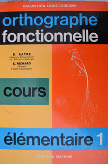 Satre Orthogr.Fonct.Ce.1