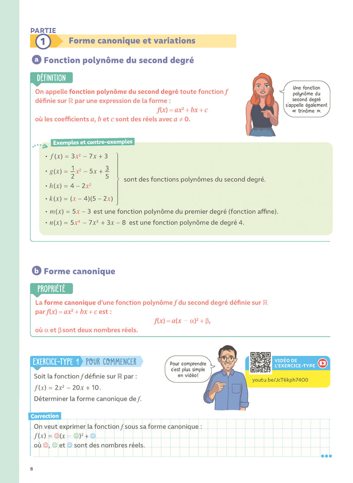 Maths 1re avec Yvan & Florie Monka