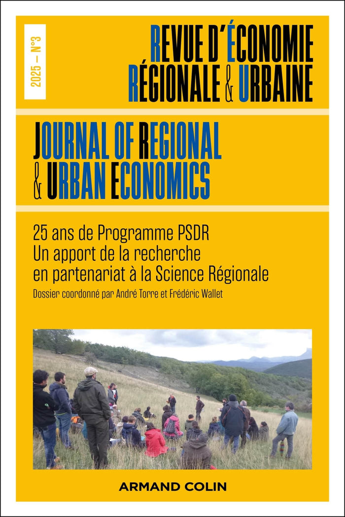 Revue d'économie régionale et urbaine