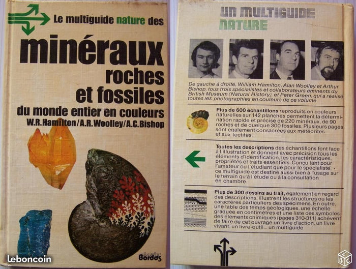 Multiguide nature des minéraux roches et fossiles du monde entier en couleurs