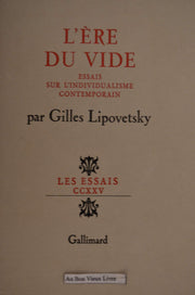 l'ère du vide