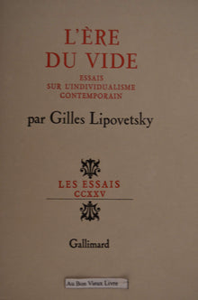 l'ère du vide