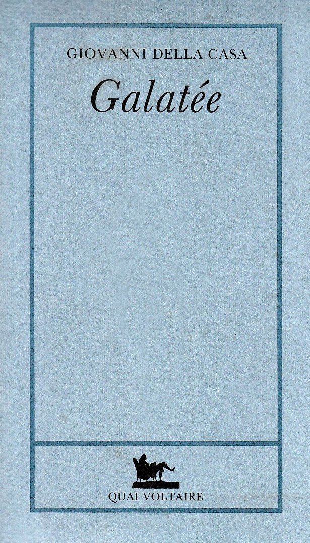 Galatée ou Des manières
