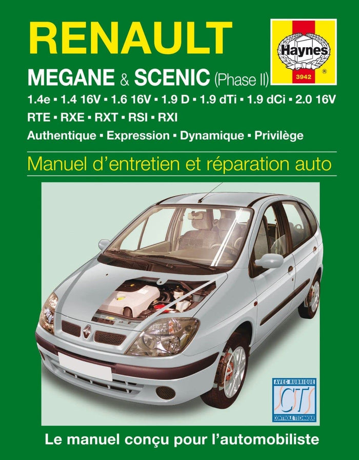Renault Megane ET Scenic Phase II Essence ET Diesel (99 - 02)