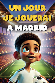 Un jour, je jouerai à Madrid: Livre foot enfant - Une histoire pour renforcer la confiance en soi et la détermination – Illustré en couleurs - Cadeau idéal garçon fille enfant 6 à 14 ans