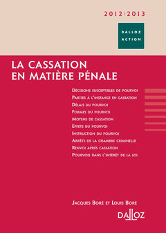 La cassation en matière pénale