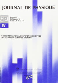 3rd International Conference on Optics of Excitons in Confined Systems