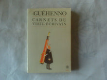 Carnet du vieil écrivain