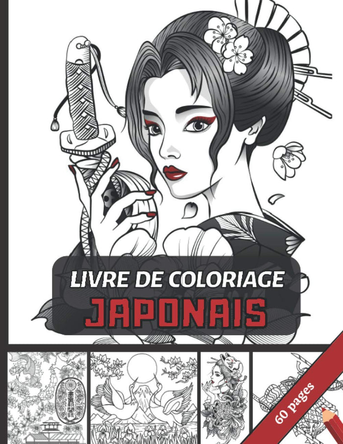Livre de coloriage japonais