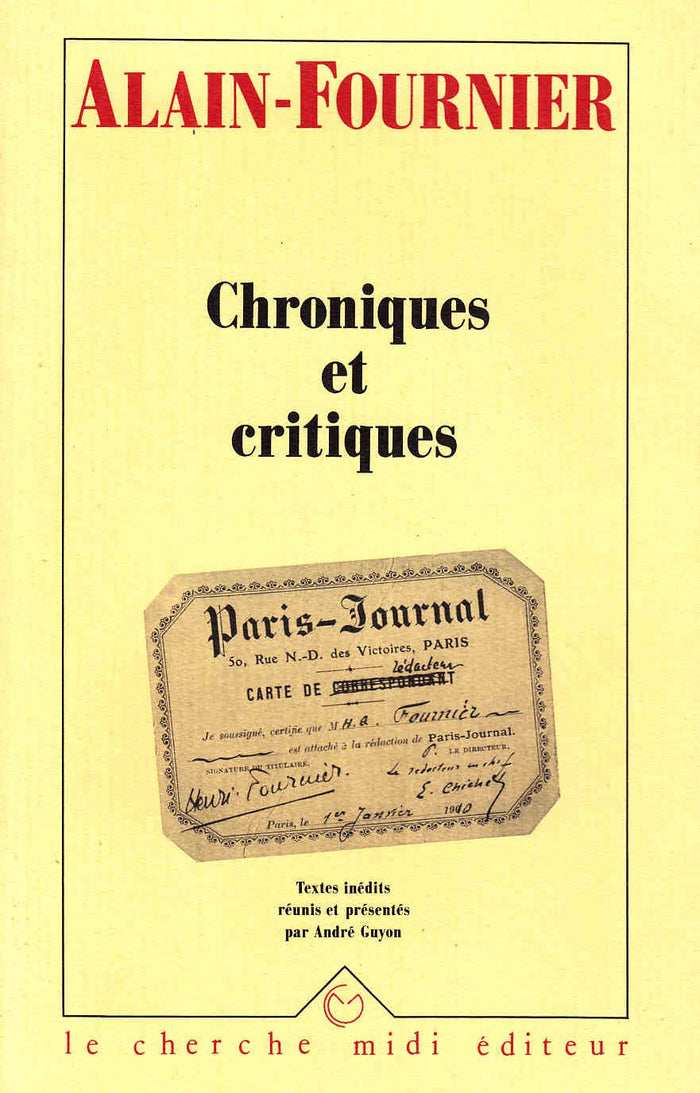Chroniques et Critiques