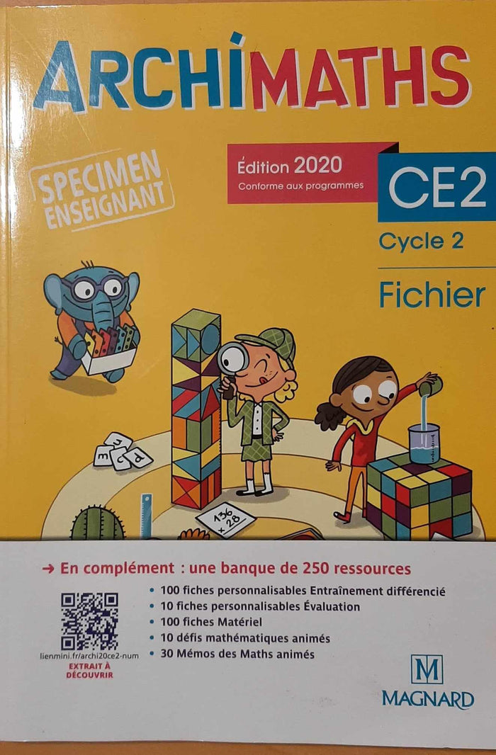 Archimaths CE2 2020 - Fichier de l'élève + mémo de maths - Spécimen