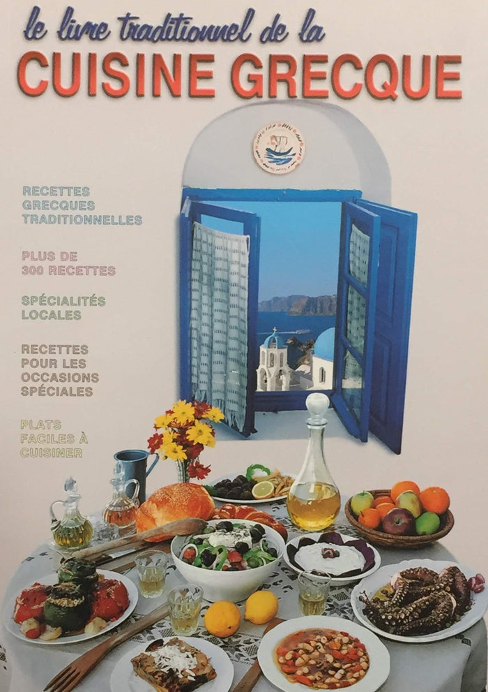 Livre traditionnel de la cuisine grecque