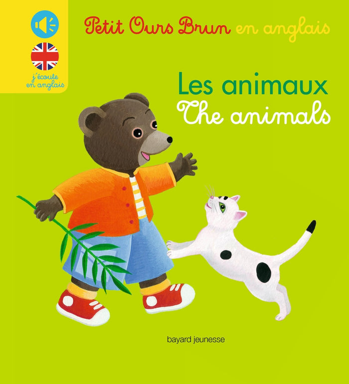 Mini sonore Petit Ours Brun en anglais - Les animaux