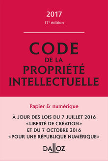 Code de la propriété intellectuelle