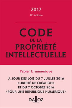 Code de la propriété intellectuelle