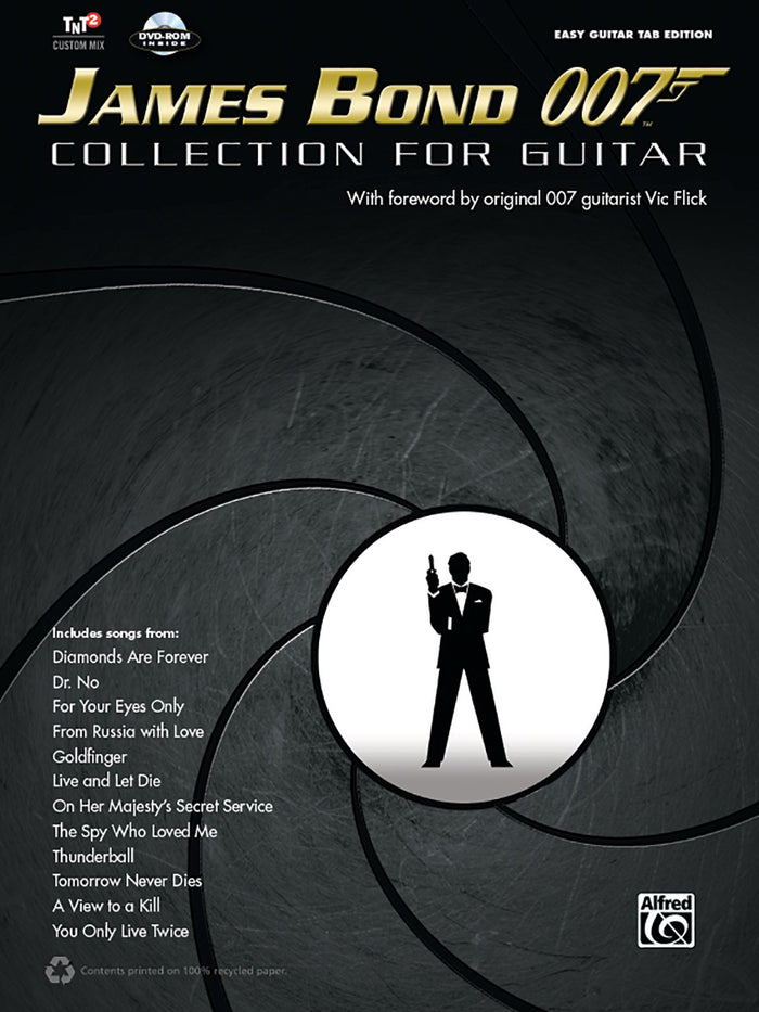 James Bond 007 Collection Guitar Tab Book/Dvd-Rom