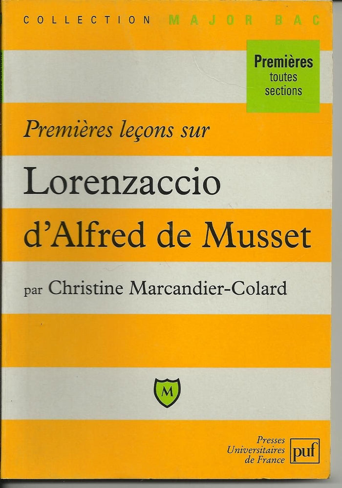 Premières leçons sur Lorenzaccio