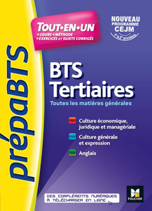 PREPABTS - Toutes les matières générales - BTS Tertiaires - Révision et entrainement