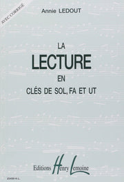 La lecture en clés de sol, fa et ut