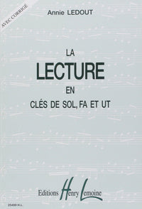 La lecture en clés de sol, fa et ut