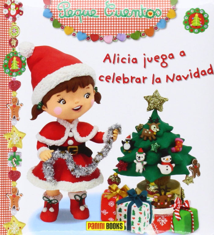 Alicia juega a celebrar la Navidad
