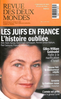 Revue des Deux Mondes Mai 2024 - Les Juifs dans l'histoire de France