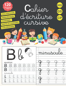 Cahier d'écriture cursive