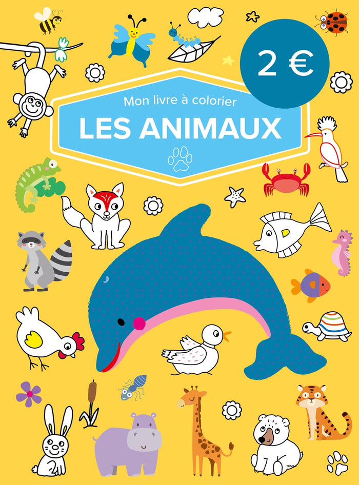 Mon livre à colorier - Les animaux