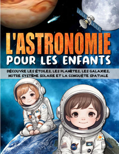 L'ASTRONOMIE POUR LES ENFANTS: Découvre les étoiles, les planètes, les galaxies, le système solaire, l'espace, et la conquête spatiale.