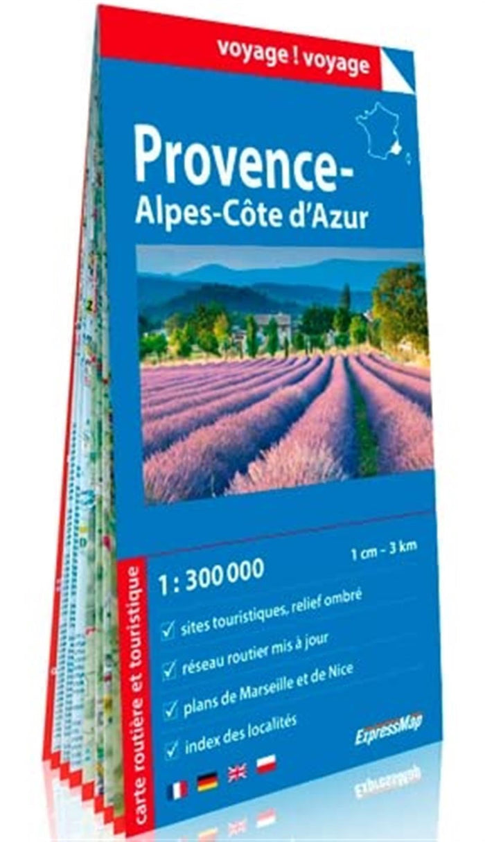 Provence-Alpes-Côte D'Azur 1/300.000 (Carte En Pap