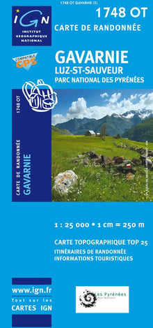 Gavarnie / Luz-Saint-Sauveur / PNR des Pyrénées gps (1748OT)