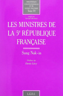 Les ministres de la Ve République française
