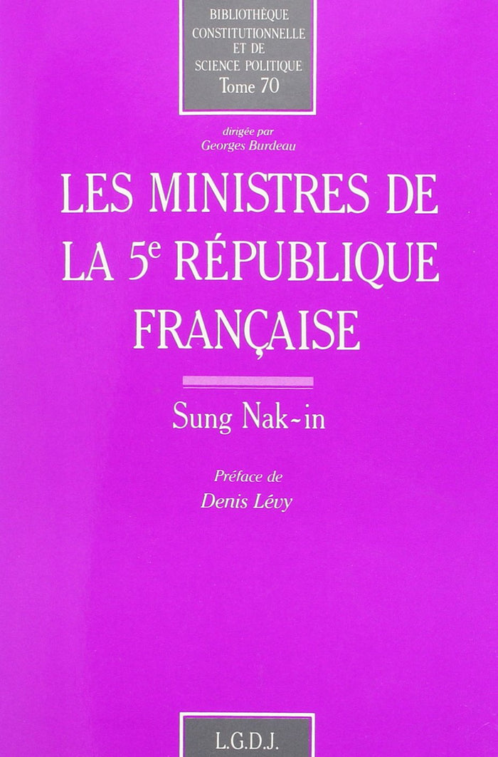 Les ministres de la Ve République française